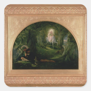 Adesivo Quadrado Dama Sem Merci do Belle do La