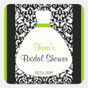 Adesivo Quadrado Damask Bridal Sticker