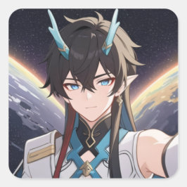 Adesivo Quadrado Dan Heng HSR