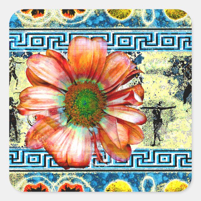 Adesivo Quadrado Dança Antiga (Frente)