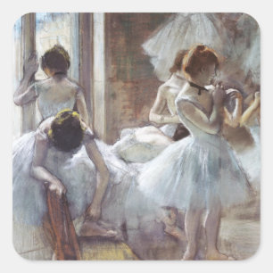 Adesivo Quadrado Dancers Edgar Degas