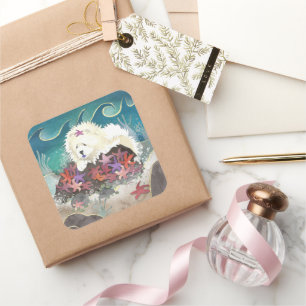 Adesivo Quadrado DANCIN COM Vinhetas quadradas de sorvete de STARZ