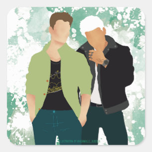 Adesivo Quadrado Danificado como nós - CA