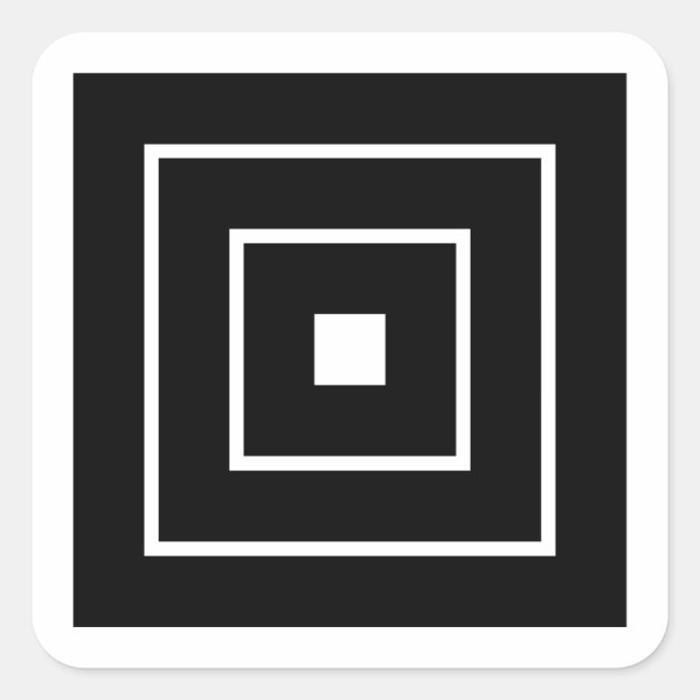 Adesivo Quadrado Danjuro Ichikawa Square Sticker (Frente)