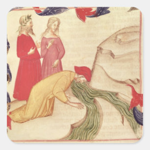 Adesivo Quadrado Dante que purifying antes de entrar