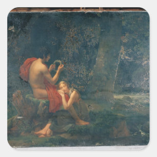 Adesivo Quadrado Daphnis e Chloe, 1824-25