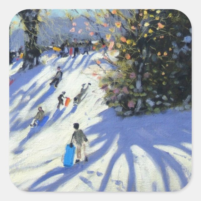 Adesivo Quadrado Darley Park, neve precoce (Frente)