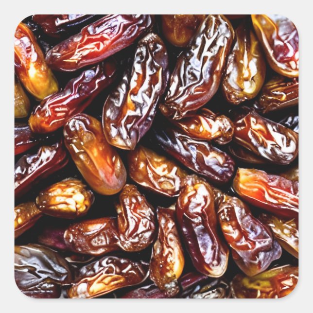 Adesivo Quadrado Dates Square Sticker (Frente)