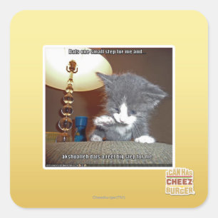 Adesivo Quadrado Dats uma pele pequena da etapa mim