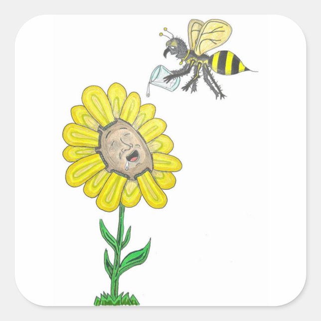 Adesivo Quadrado Dave Nation Honey Dripper (Frente)