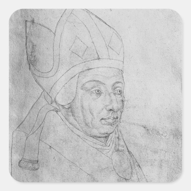 Adesivo Quadrado David, bispo de Utrecht (Frente)