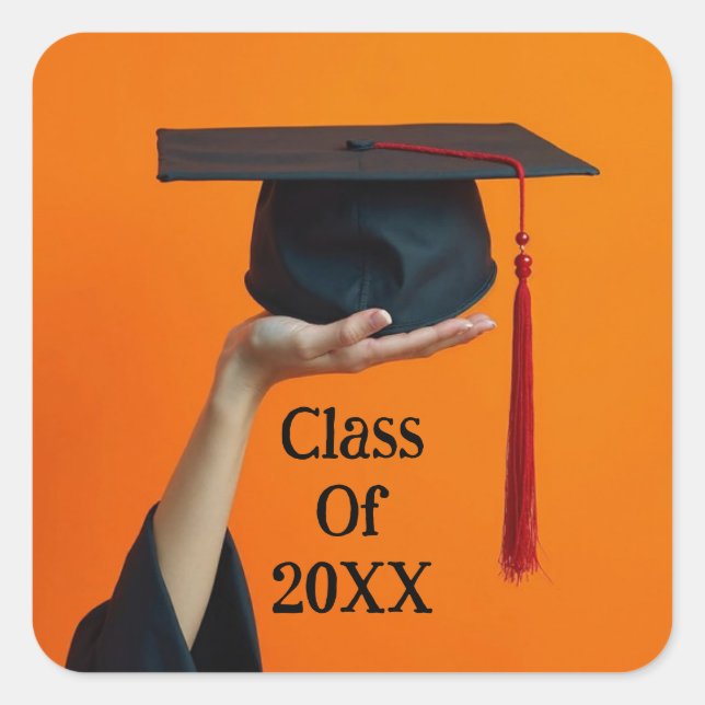 Adesivo Quadrado de Diploma (Frente)