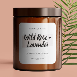 Adesivo Quadrado de Empacotamento de Velas de Scri