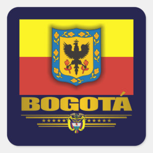 Adesivo Quadrado De "orgulho Bogotá "
