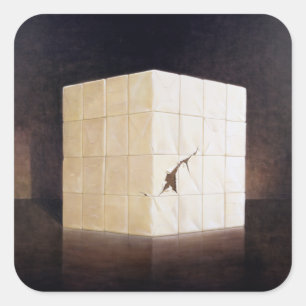 Adesivo Quadrado De uma tonelada da marijuana 2004