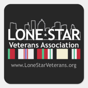 Adesivo Quadrado Decalque preto de LSVA (6 grandes decalques)