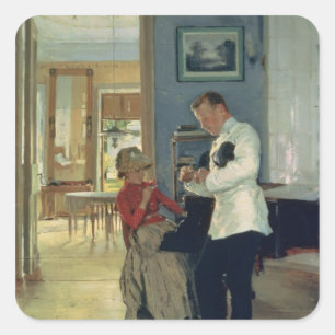 Adesivo Quadrado Declaração do amor, 1889-91