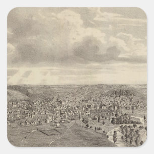 Adesivo Quadrado Decorah, Winnesheik Co, Iowa