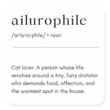 Definição Ailurofile - Lover Gato