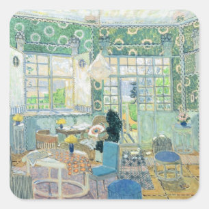 Adesivo Quadrado Definir design para a peça de palco de Ibsen