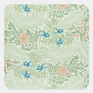 Adesivo Quadrado Delphínio William Morris