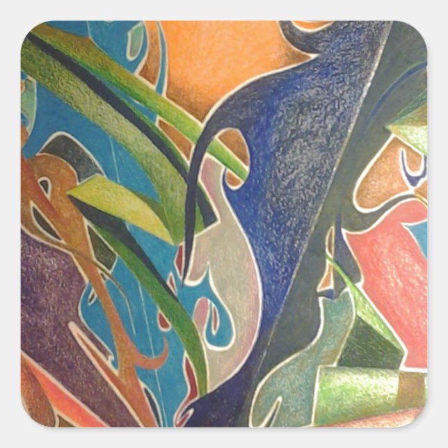 Adesivo Quadrado Demência (Frente)