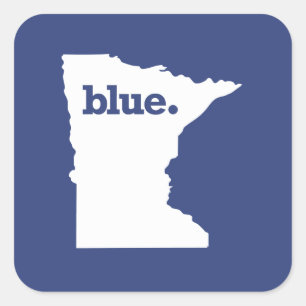 Adesivo Quadrado Democrata de Minnesota