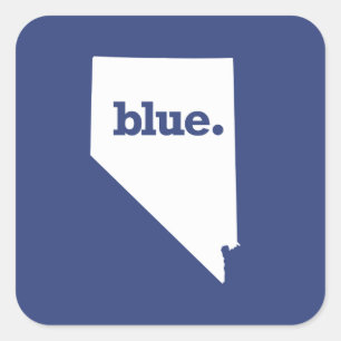 Adesivo Quadrado Democrata de Nevada