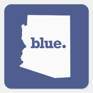 Adesivo Quadrado Democrata do Arizona