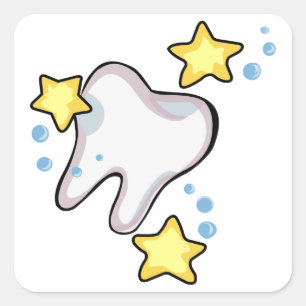 Adesivo Quadrado Dente Sparkling