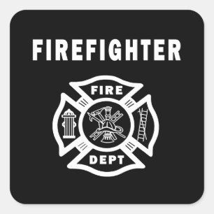 Adesivo Quadrado Depósito de Bombeiros  