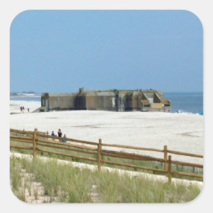 Adesivo Quadrado Depósito de Cape May
