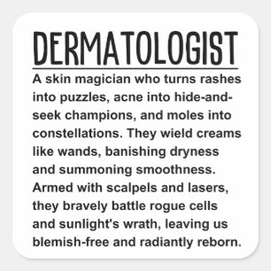 Adesivo Quadrado Dermatologista