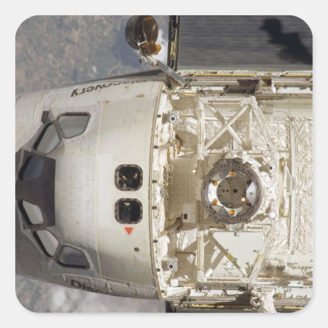 Adesivo Quadrado Descoberta de Encerramento de Espaço 12 (Frente)