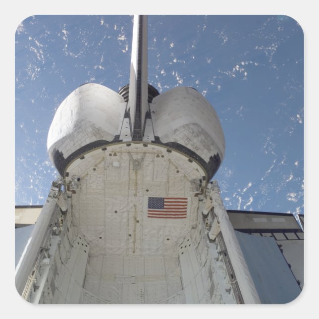 Adesivo Quadrado Descoberta de Encerramento de Espaço 13 (Frente)