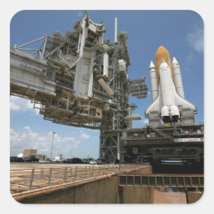 Adesivo Quadrado Descoberta do vaivém espacial