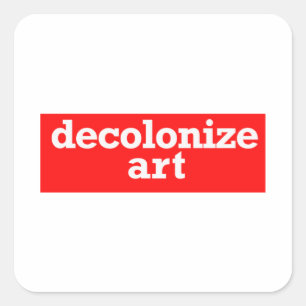 Adesivo Quadrado descolonizar arte
