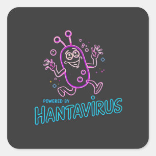 Adesivo Quadrado Desenvolvido pelo Hantavírus