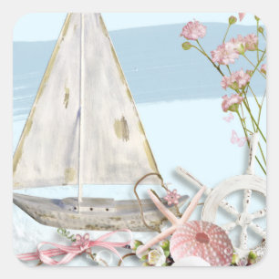 Adesivo Quadrado Design 3 da Série Náutica 