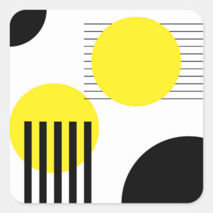 Adesivo Quadrado Design abstrato
