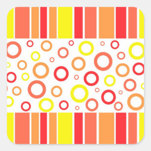 Adesivo Quadrado Design abstrato