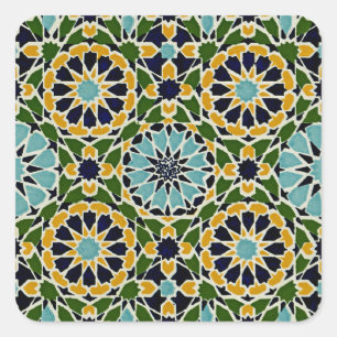 Adesivo Quadrado Design árabe #10 em Emporio Moffa