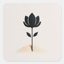 Adesivo Quadrado design de abstrato