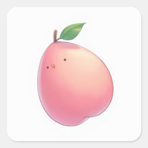 Adesivo Quadrado Design de Cute Inspirado