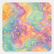 Design de Monograma Floral Abstrato Moderno com Br