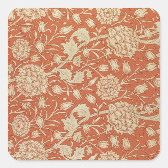 Adesivo Quadrado Design de papel de parede, 1875 (Frente)