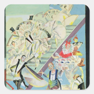 Adesivo Quadrado Design do palco para o operetta