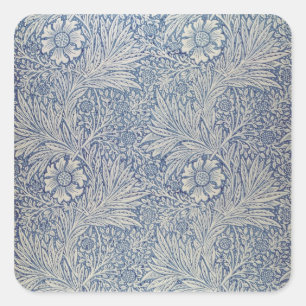 Adesivo Quadrado Design do papel de parede do "cravo-de-defunto",