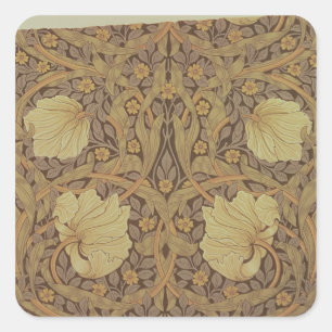 Adesivo Quadrado Design do papel de parede do "Pimpernel", 1876