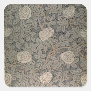 Adesivo Quadrado Design do papel de parede "Rose-90"